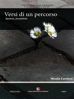 cover image of Versi di un percorso